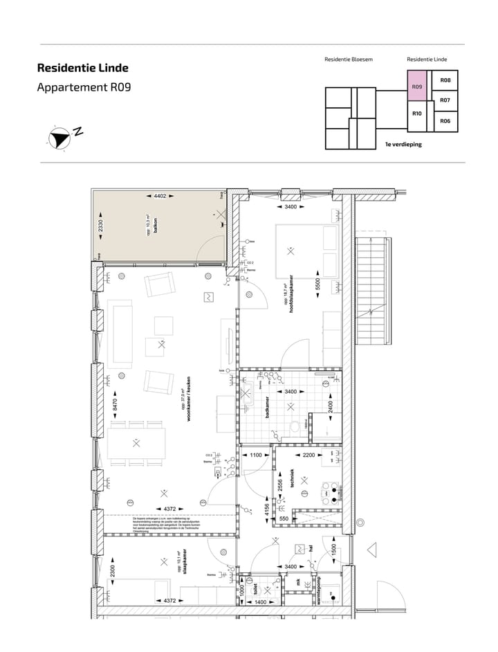 Foto 2 van Appartement (Bouwnr. R-09)