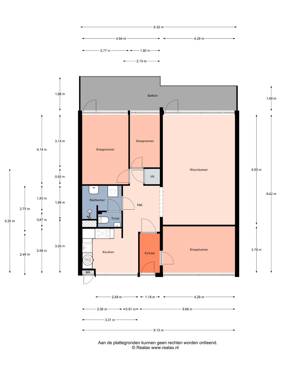 Spacious Top Floor Apartment with West-Facing Balcony in Leiden Merenwijk — 37