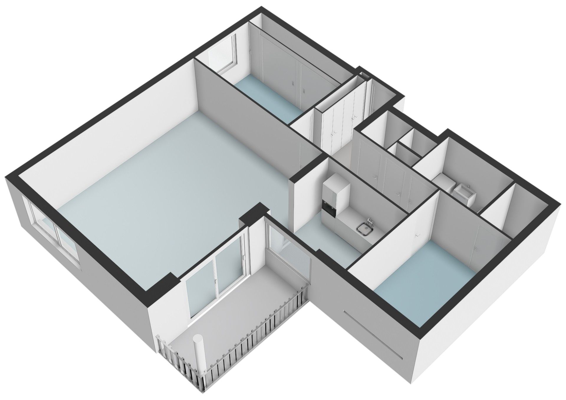 Bright Corner Apartment with Balcony and Parking in Park Haagseweg — 33