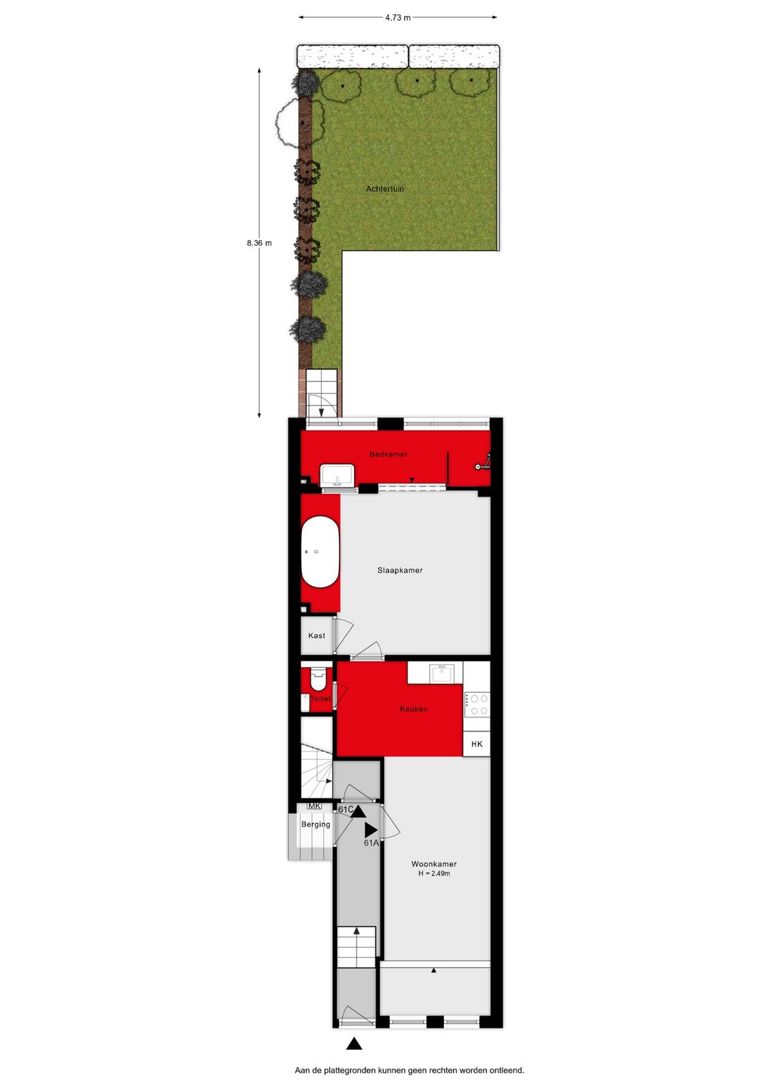 Charming Ground Floor Apartment with Private Garden in Middelland Rotterdam — 28