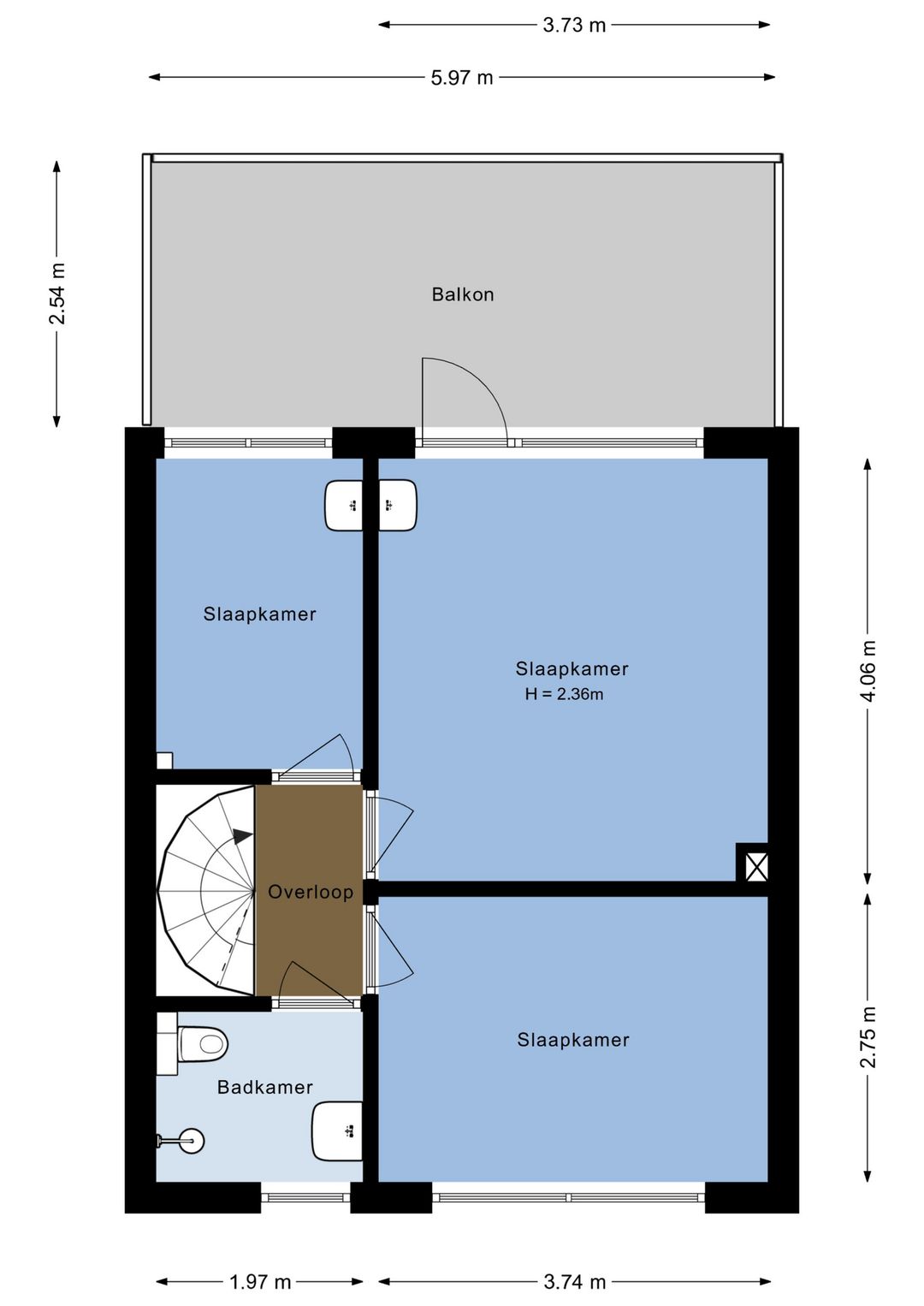 Spacious semi-detached house with six rooms, large garden and garage in Maarssen-Dorp — 56