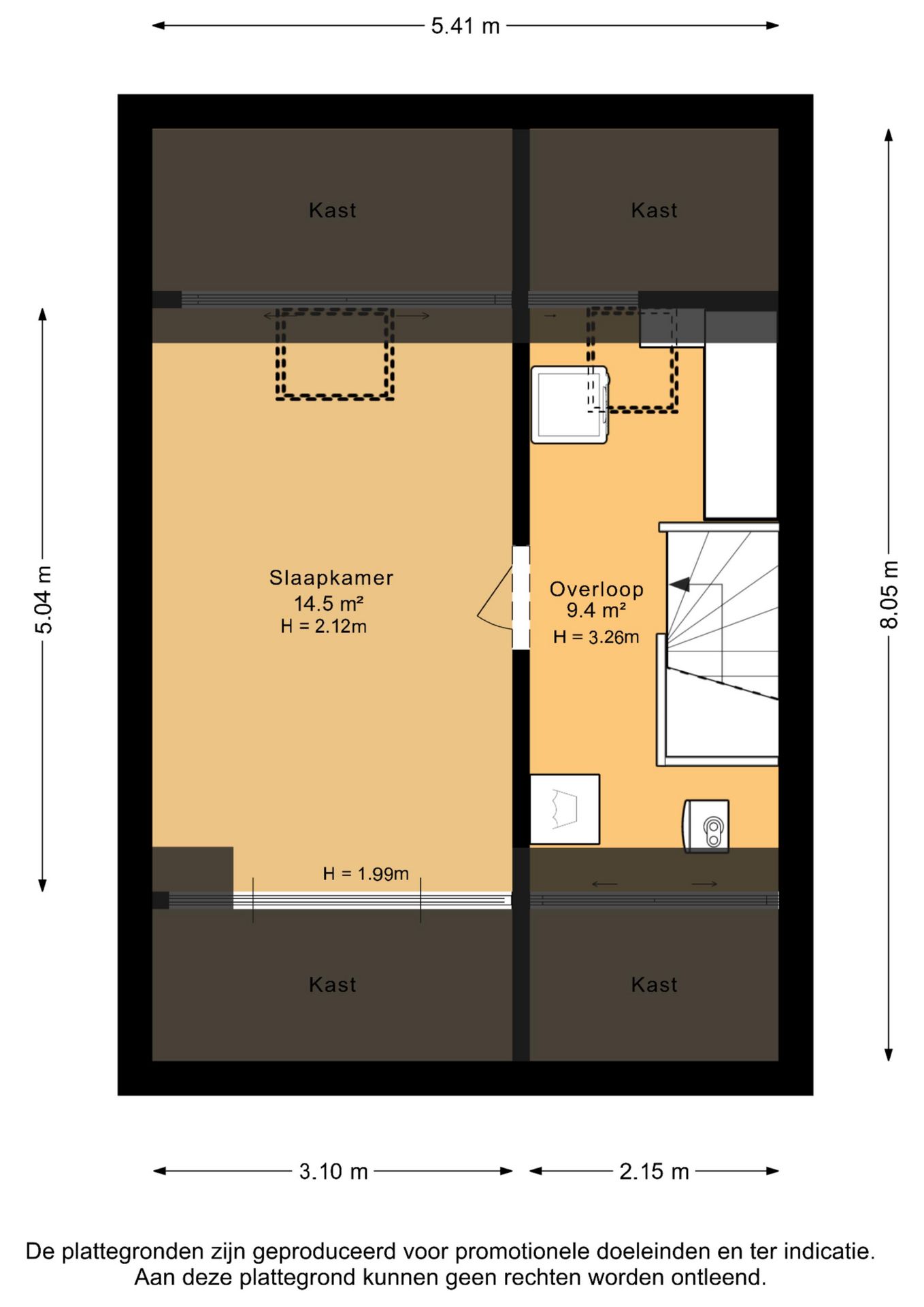 Move-in ready terraced house with 4 bedrooms, energy label A and south-facing garden in Heer Oudelands Ambacht — 50