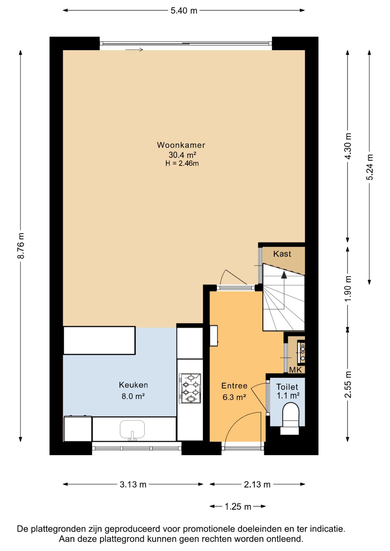 Move-in ready terraced house with 4 bedrooms, energy label A and south-facing garden in Heer Oudelands Ambacht — 48