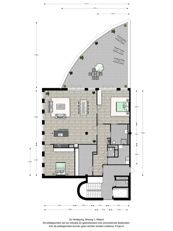 Foto 4 van Promenade 8-B