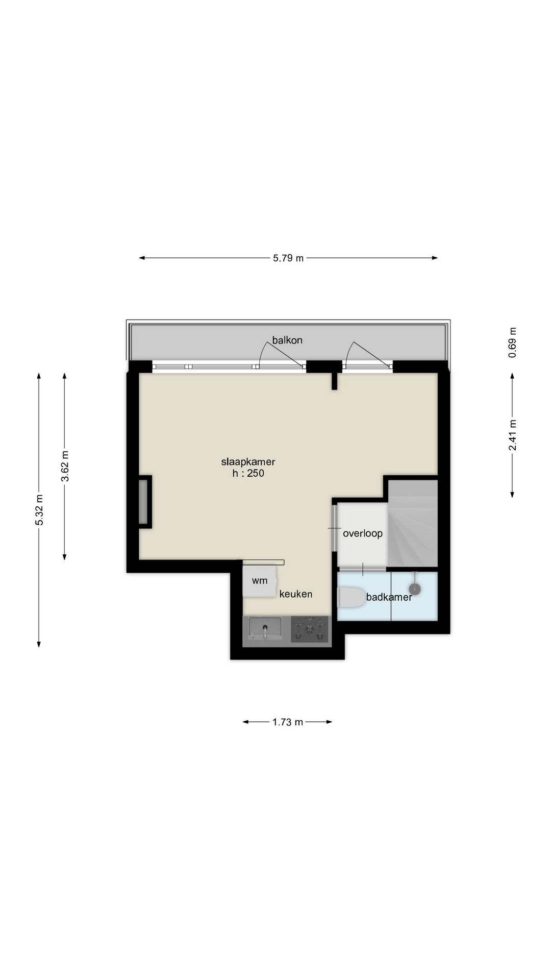Foto 22 van Cleyburchstraat 7-B02