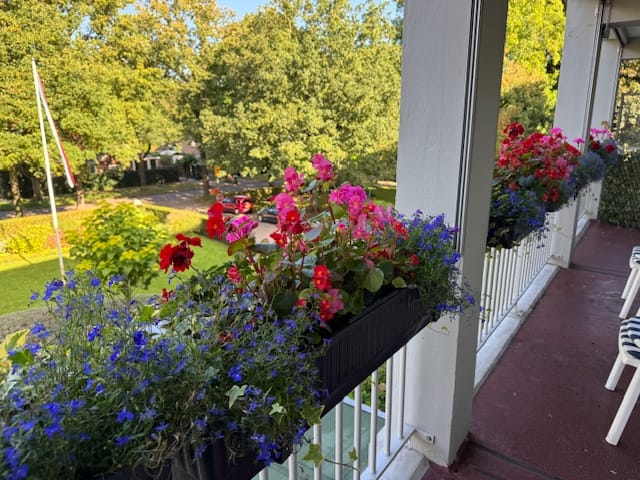 Renovated apartment with spacious terrace in green park setting — 22