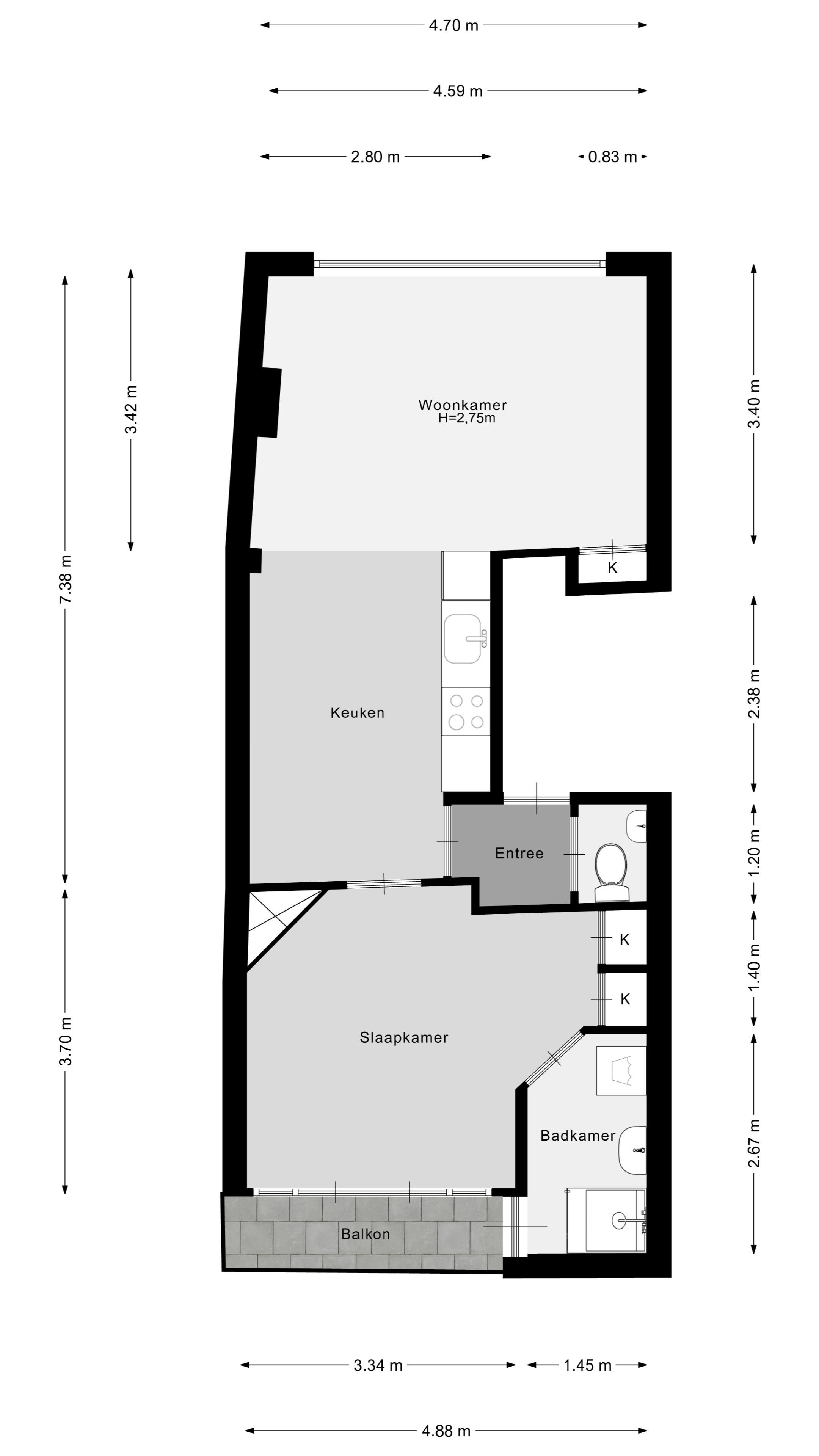 Foto 18 van Oostmaaslaan 155-B01