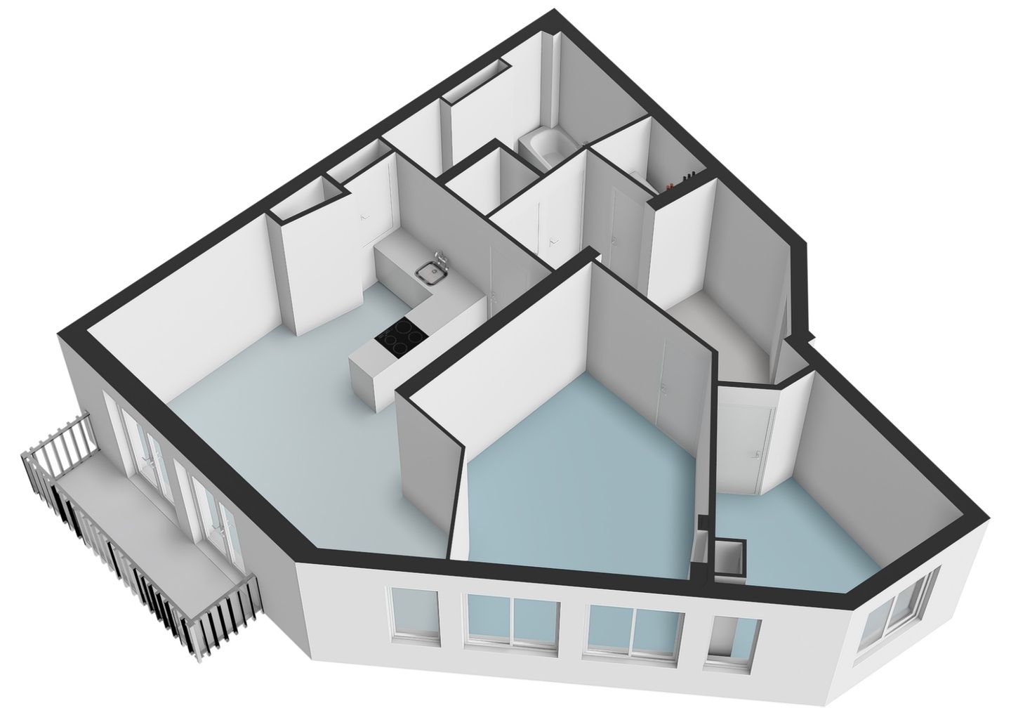 Corner Apartment with Southwest-Facing Balcony in Amsterdam South — 29