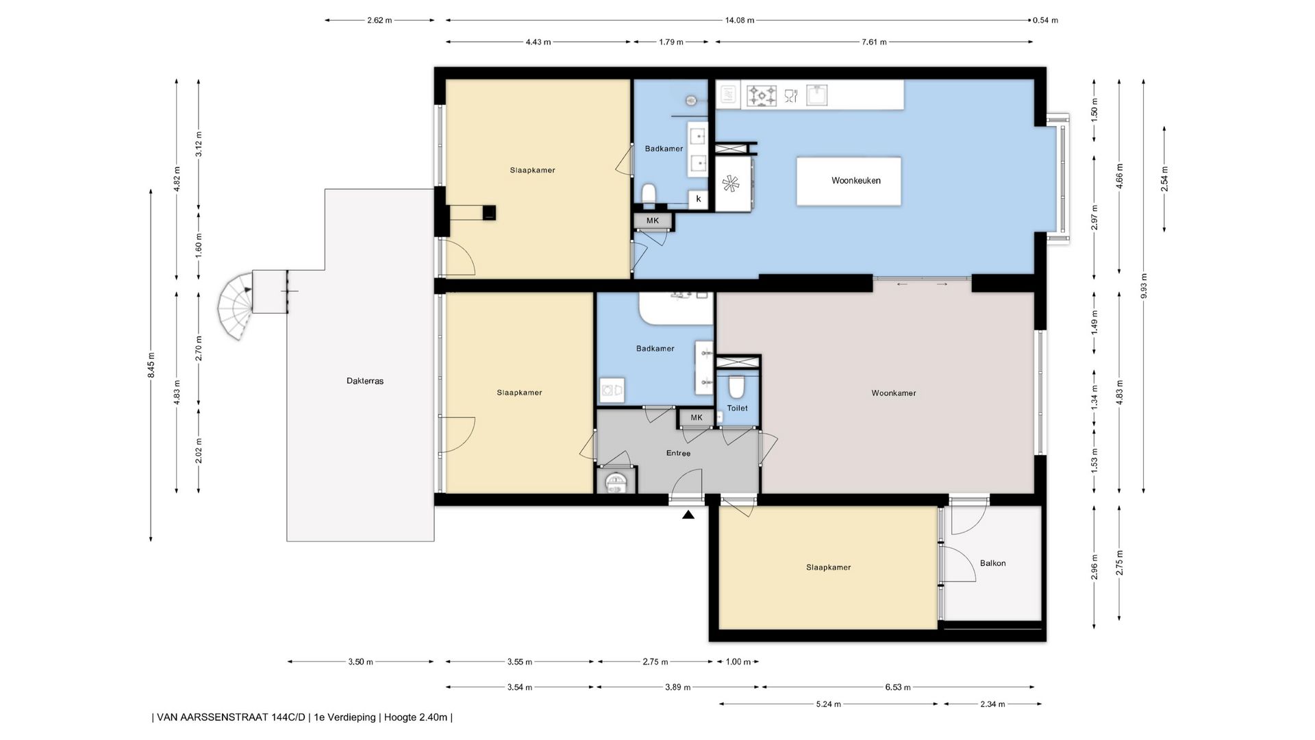 Spacious 5-Room Apartment with Private Parking and Terrace in Statenkwartier — 48