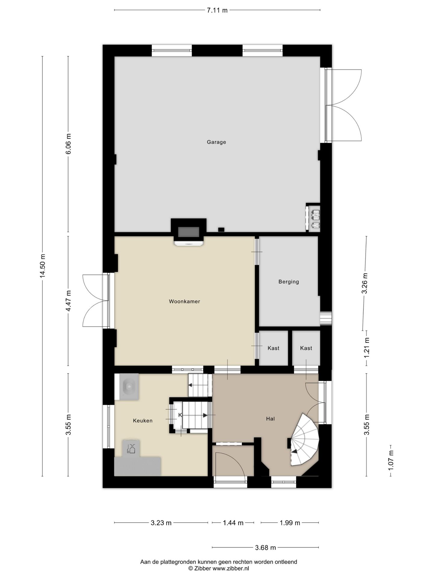 Foto 100 van Bergsestraat 45
