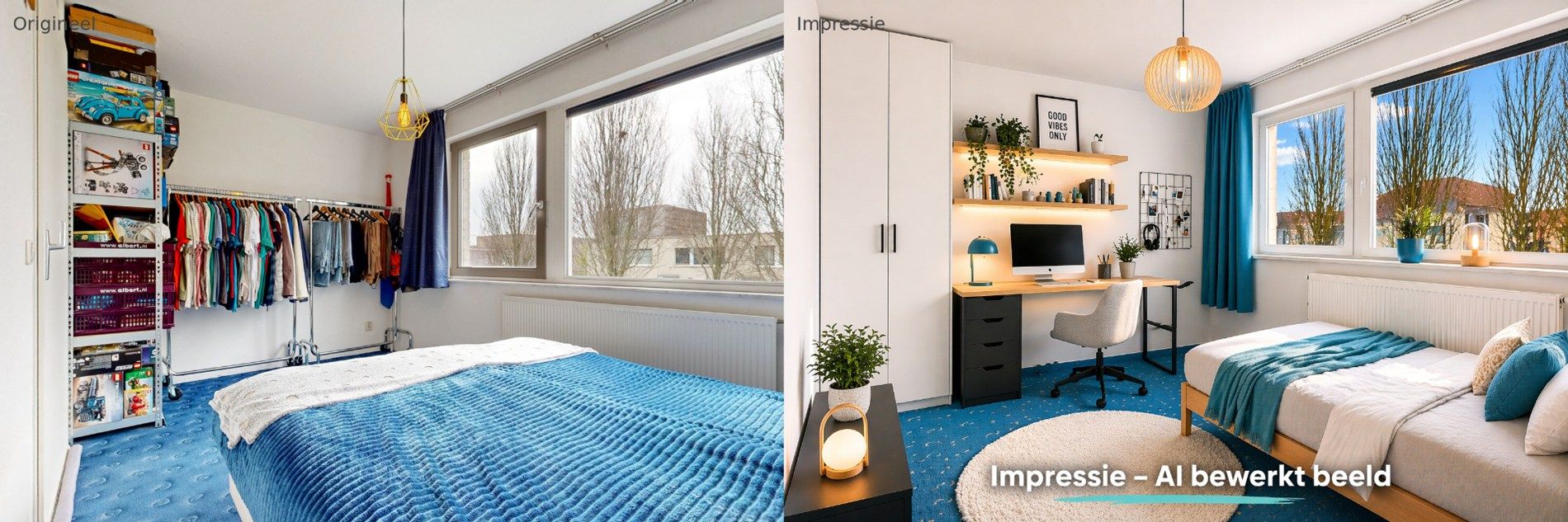 Light terraced home with garden on green parkway — 33