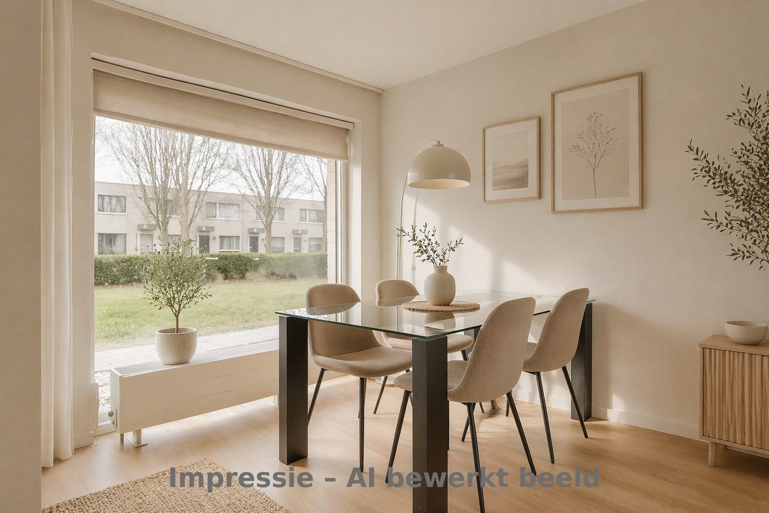 Light terraced home with garden on green parkway — 12