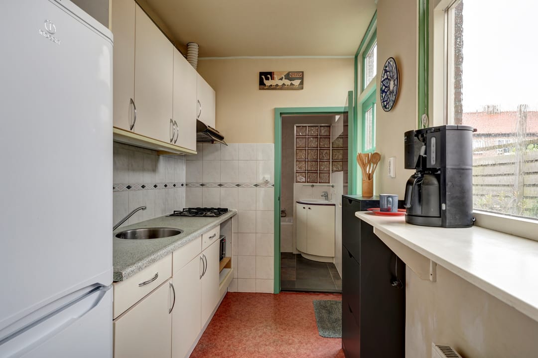 Characteristic terraced house near Hoorn city center and train station — 16