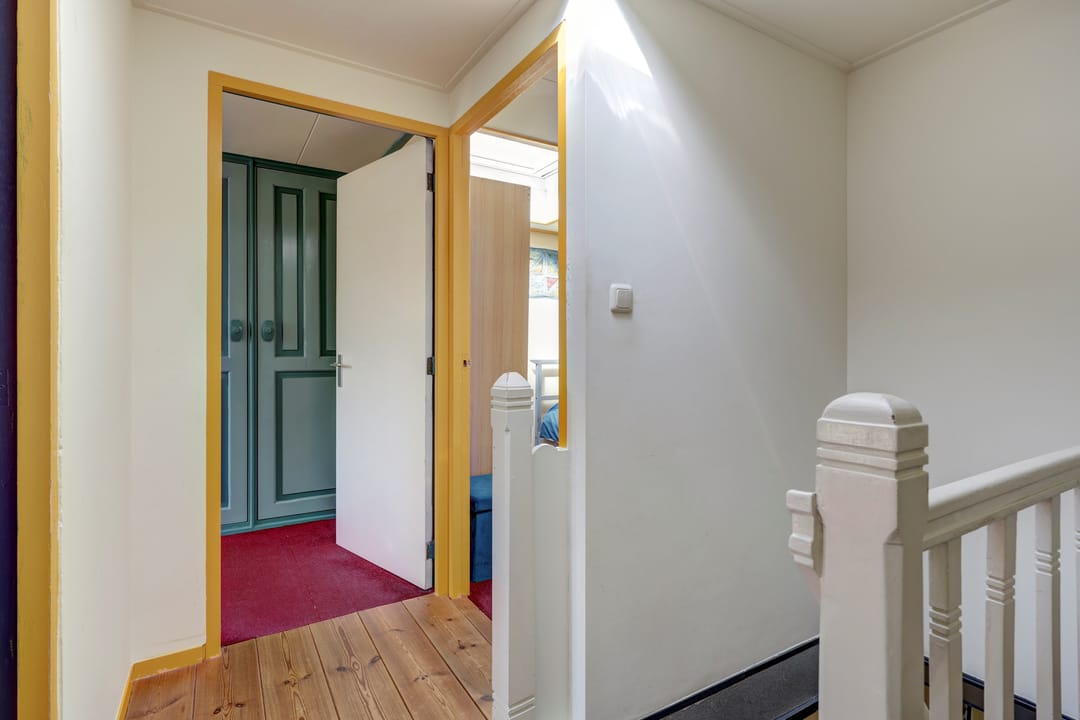 Characteristic terraced house near Hoorn city center and train station — 23