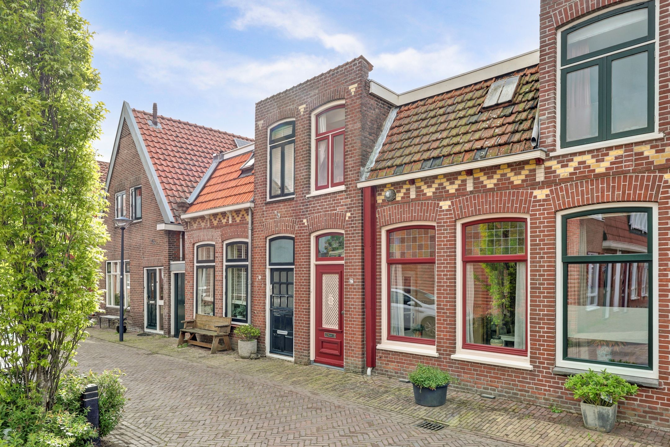Characteristic terraced house near Hoorn city center and train station — 42