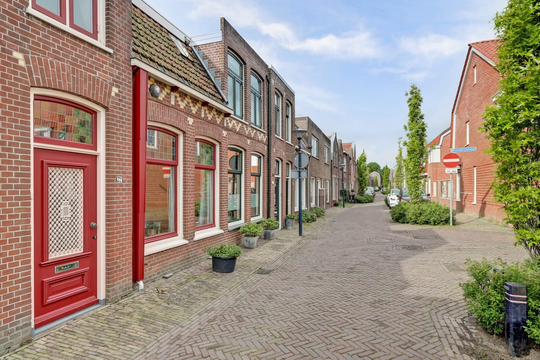 Characteristic terraced house near Hoorn city center and train station — 43
