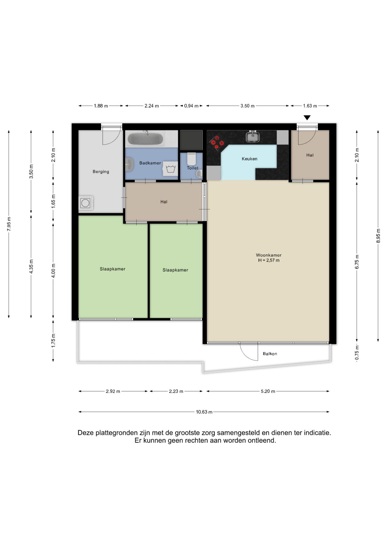 Bright Sixth-Floor Apartment with Two Bedrooms and Spacious Balcony in Heerlen — 19