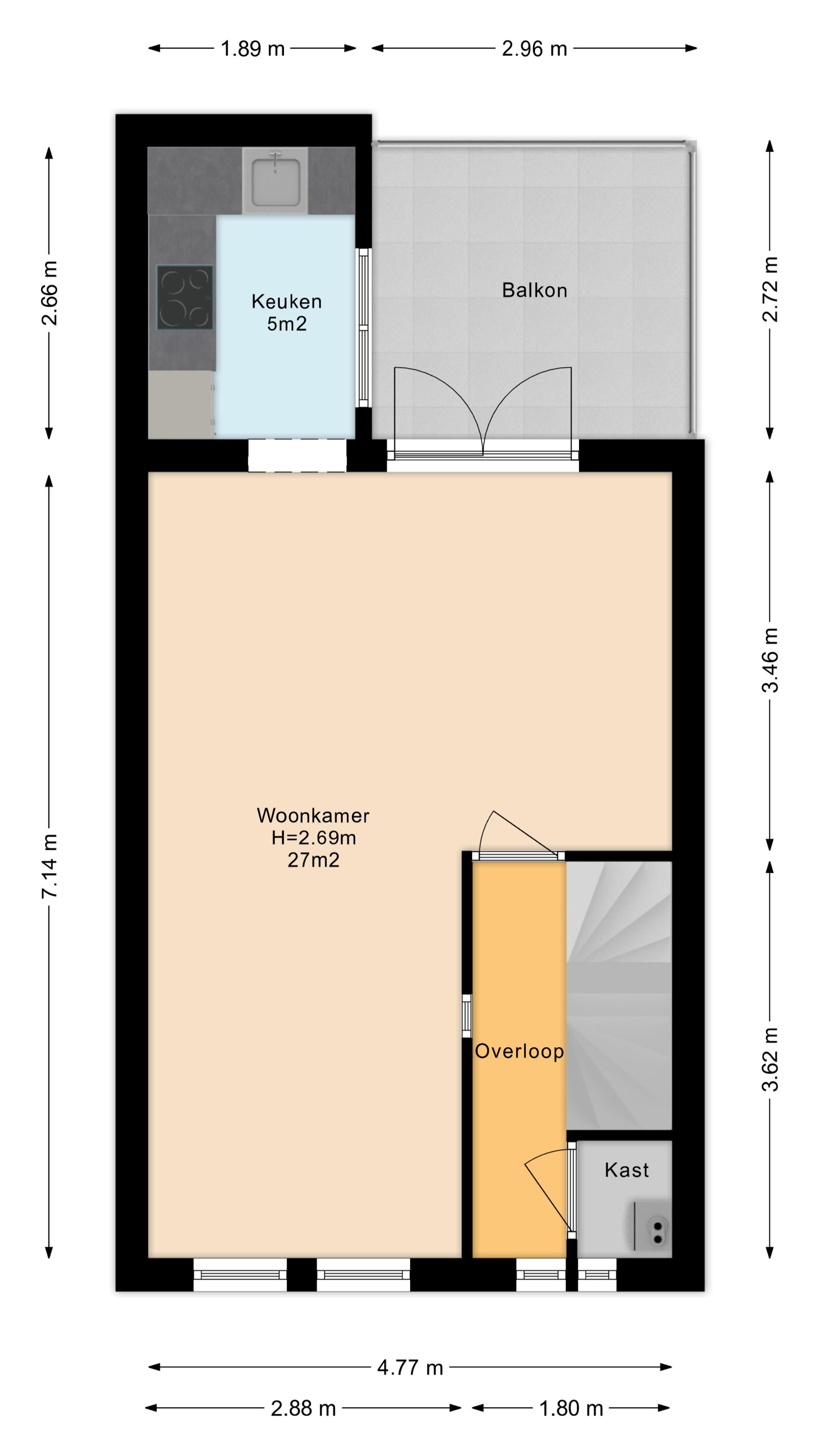 Foto 15 van Pijlstraat 3-BS