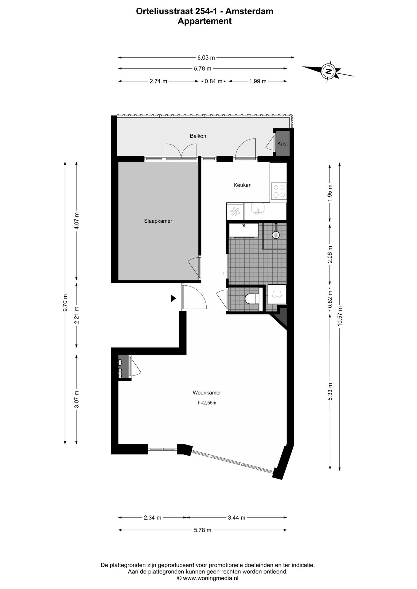 Foto 21 van Orteliusstraat 254-1