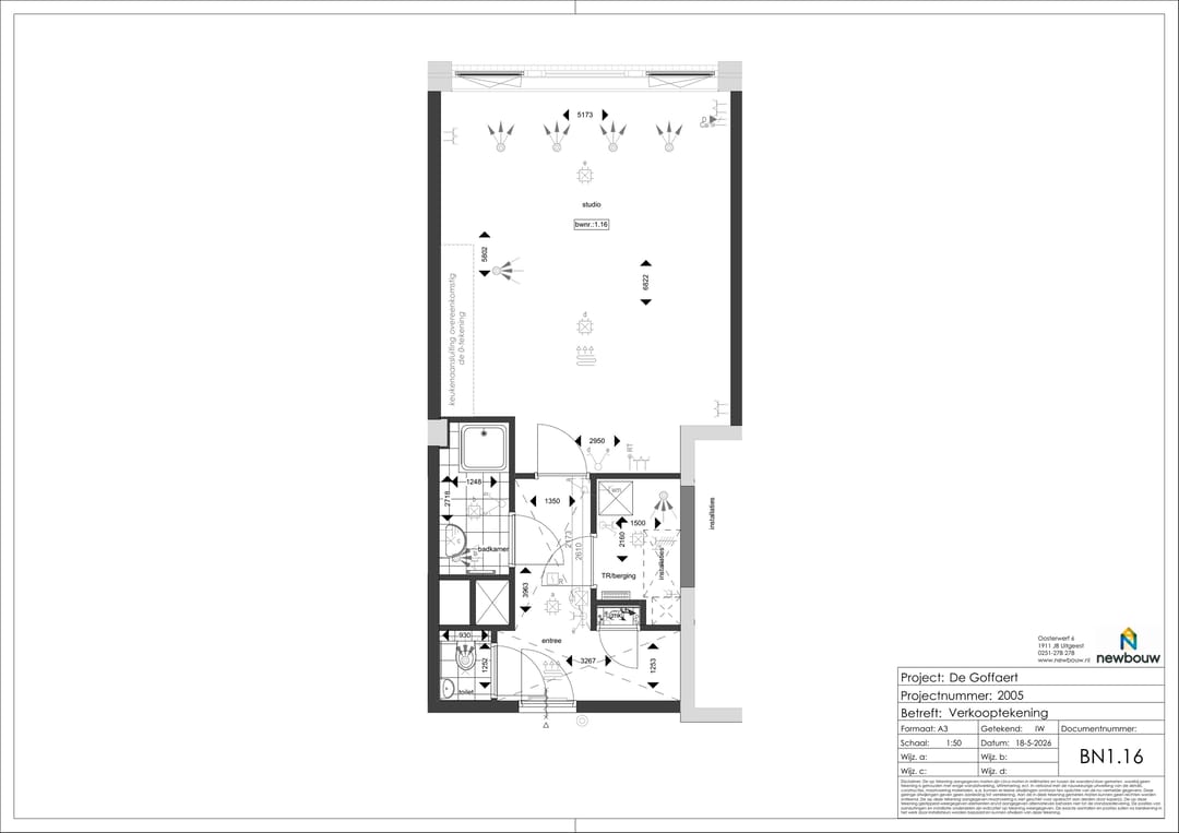 Foto 7 van Studio betaalbare koop (Bouwnr. 1.16)