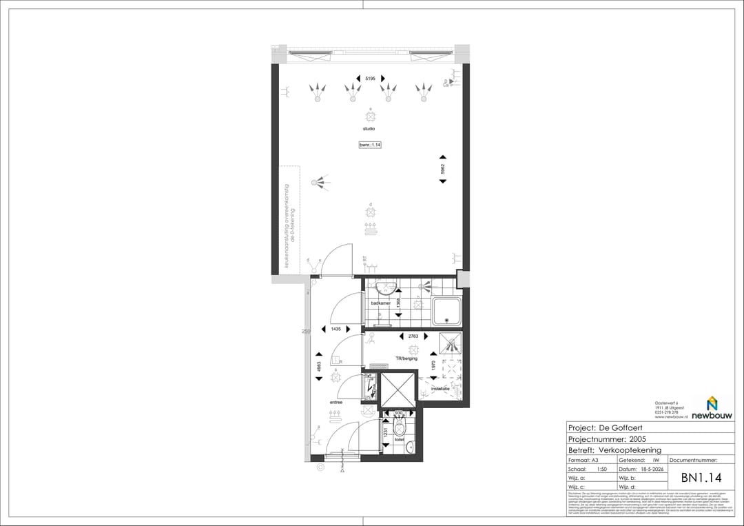 Foto 7 van Studio betaalbare koop (Bouwnr. 1.14)