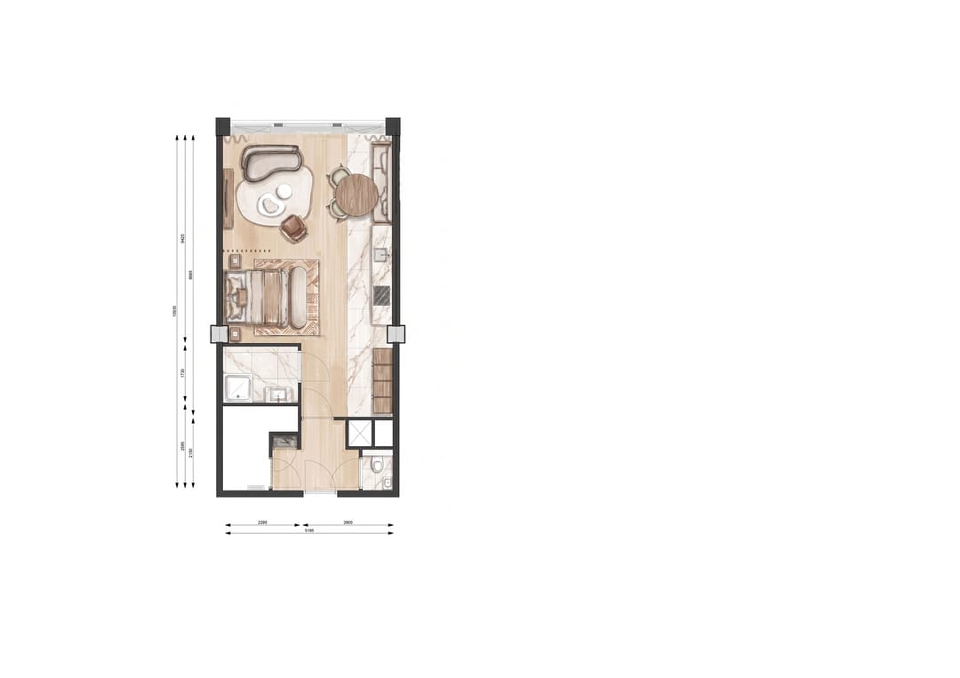 Foto 7 van Studio betaalbare koop (Bouwnr. 1.17)