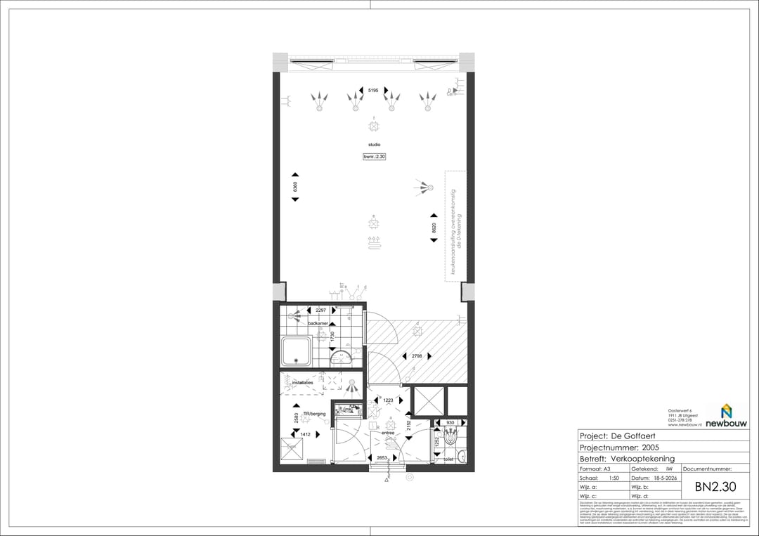 Foto 7 van Studio betaalbare koop (Bouwnr. 2.30)