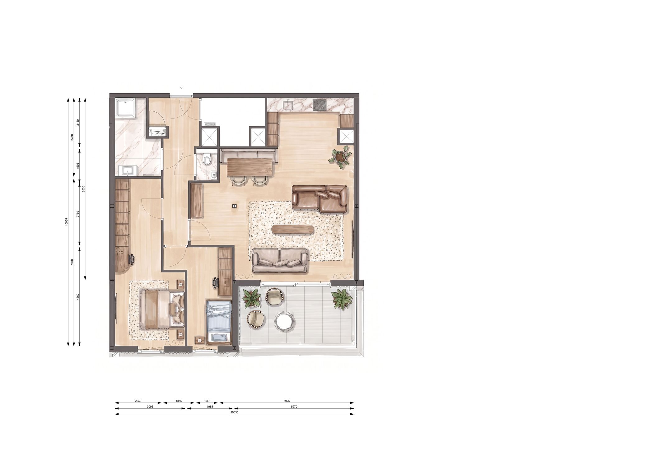 Photo 9 of Driekamerappartement 4e verdieping (Bouwnr. 4.51)
