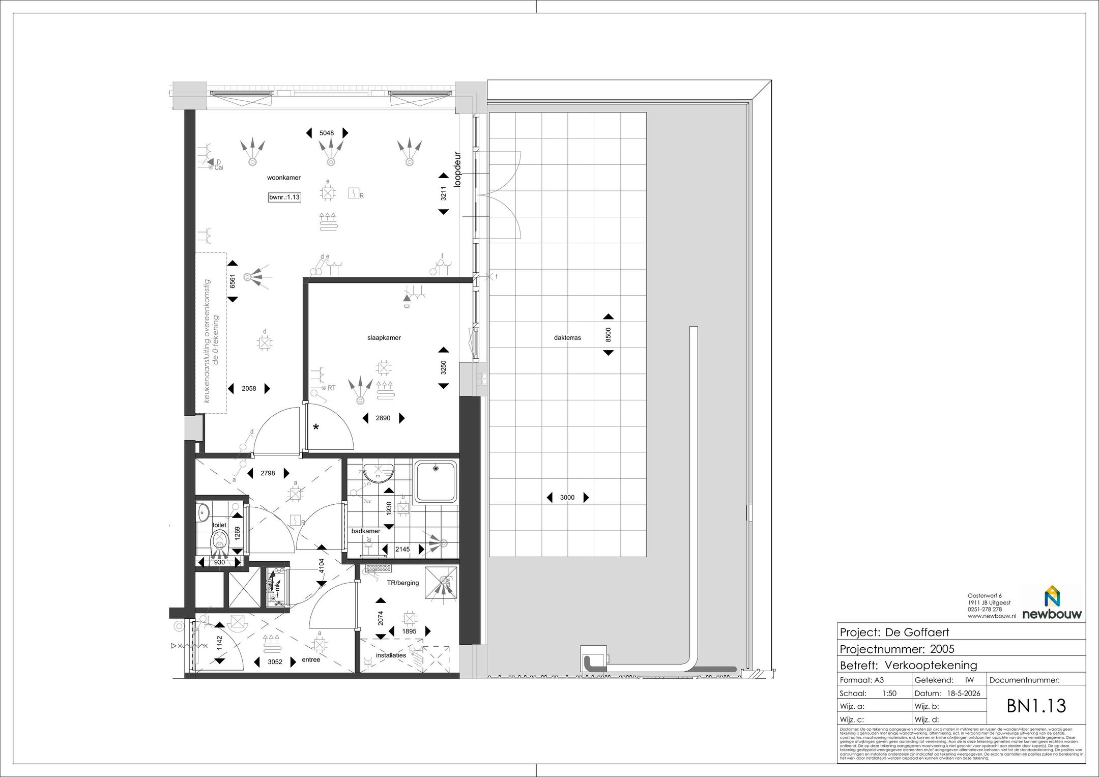 Foto 9 van Tweekamerappartement compact (Bouwnr. 1.13)