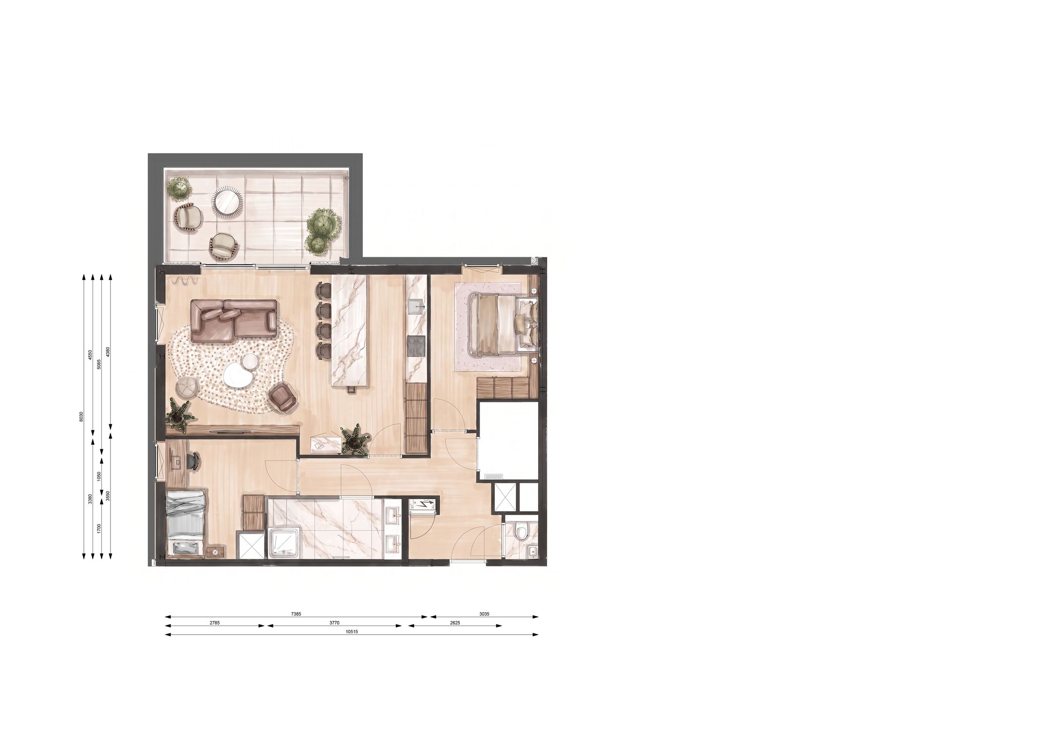 Photo 9 of Driekamerappartement 4e verdieping (Bouwnr. 4.49)