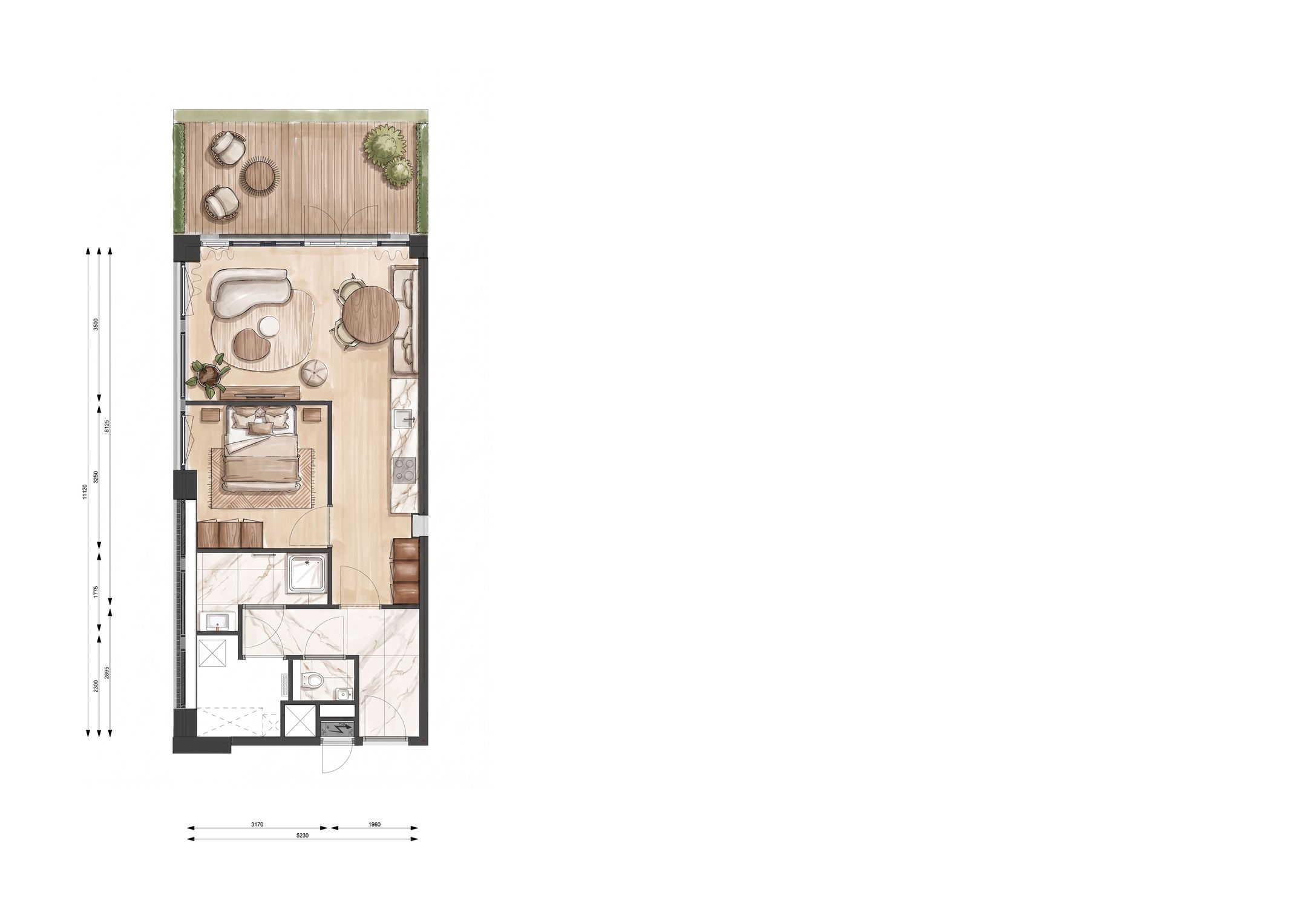 Photo 9 of Tweekamerappartement compact (Bouwnr. 0.06)