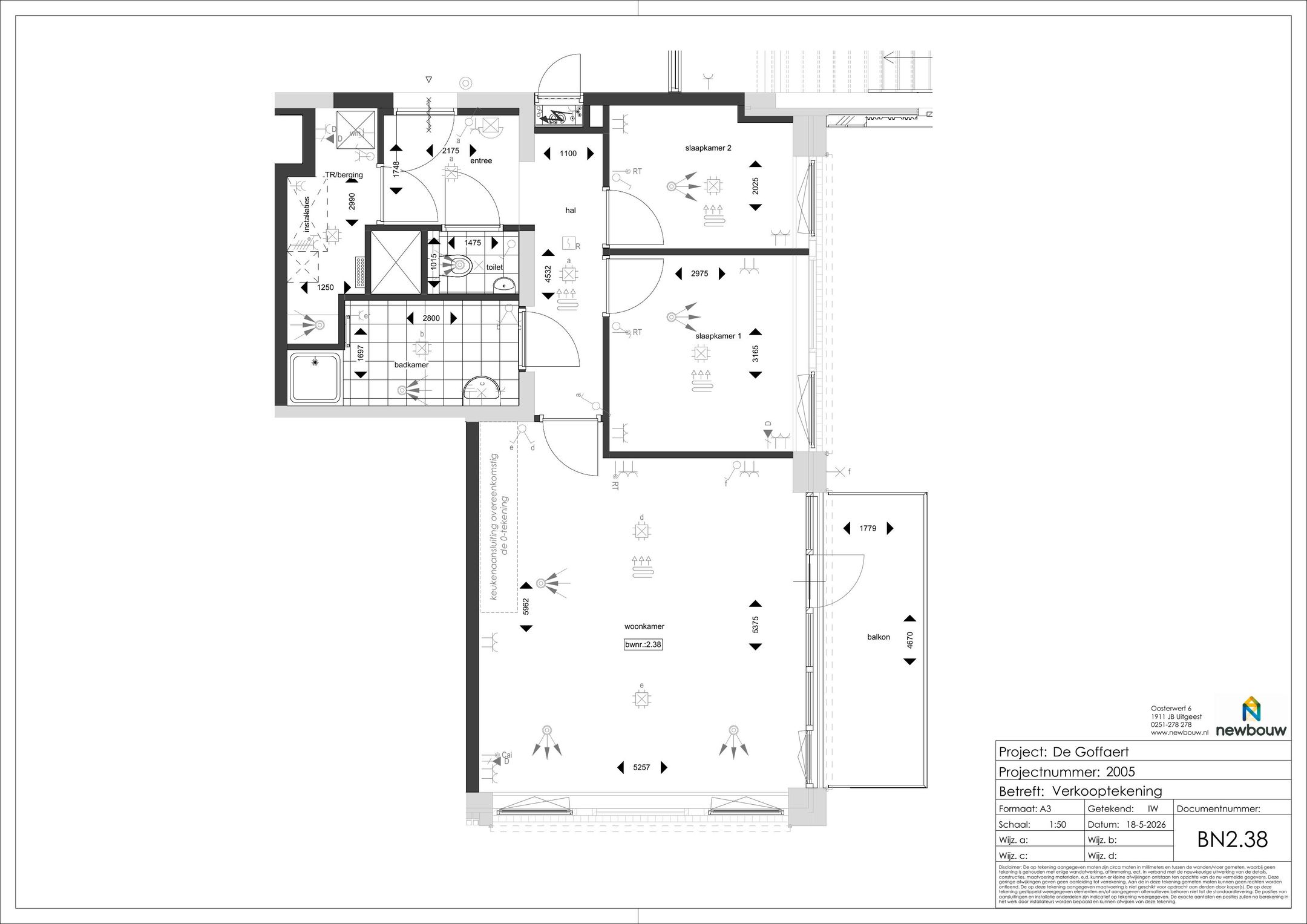 Photo 9 of Driekamerappartement 1e, 2e en 3e verdiepin (Bouwnr. 2.38)