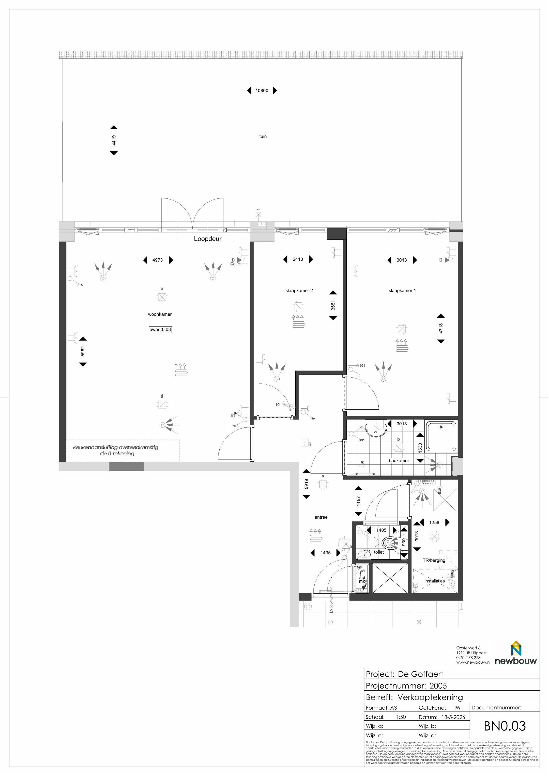 Foto 9 van Driekamerappartement begane grond (Bouwnr. 0.03)