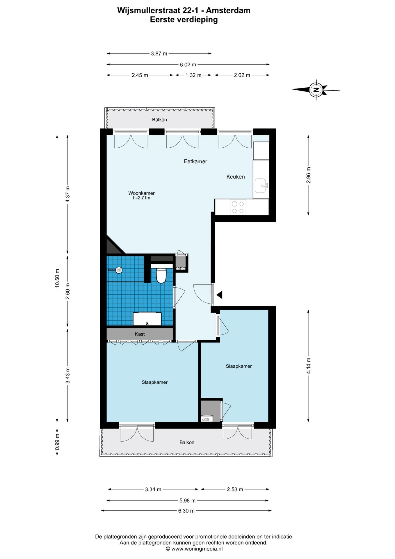 Foto 33 van Wijsmullerstraat 22-1