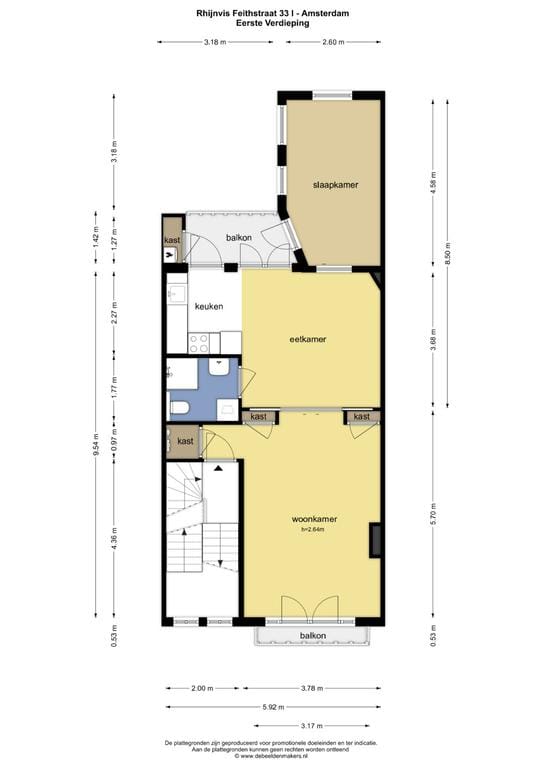 Foto 3 van Rhijnvis Feithstraat 33-1