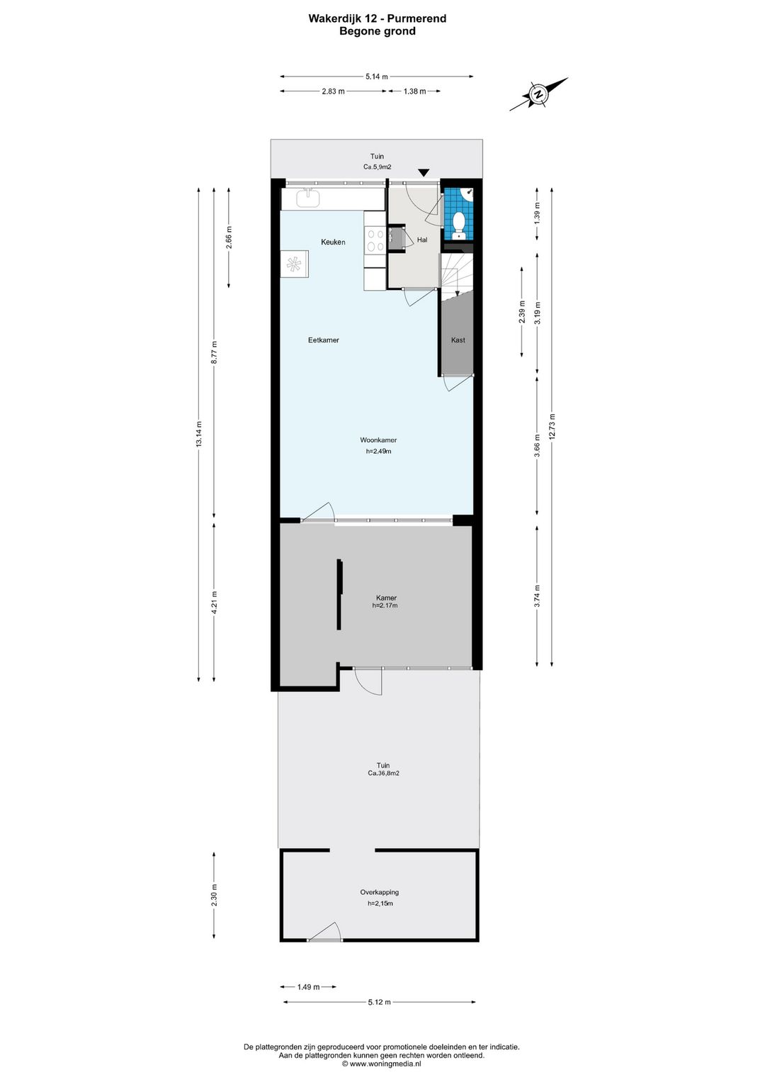 Spacious Family Home with Extra Living Space and Sunny Garden in Purmerend — 23