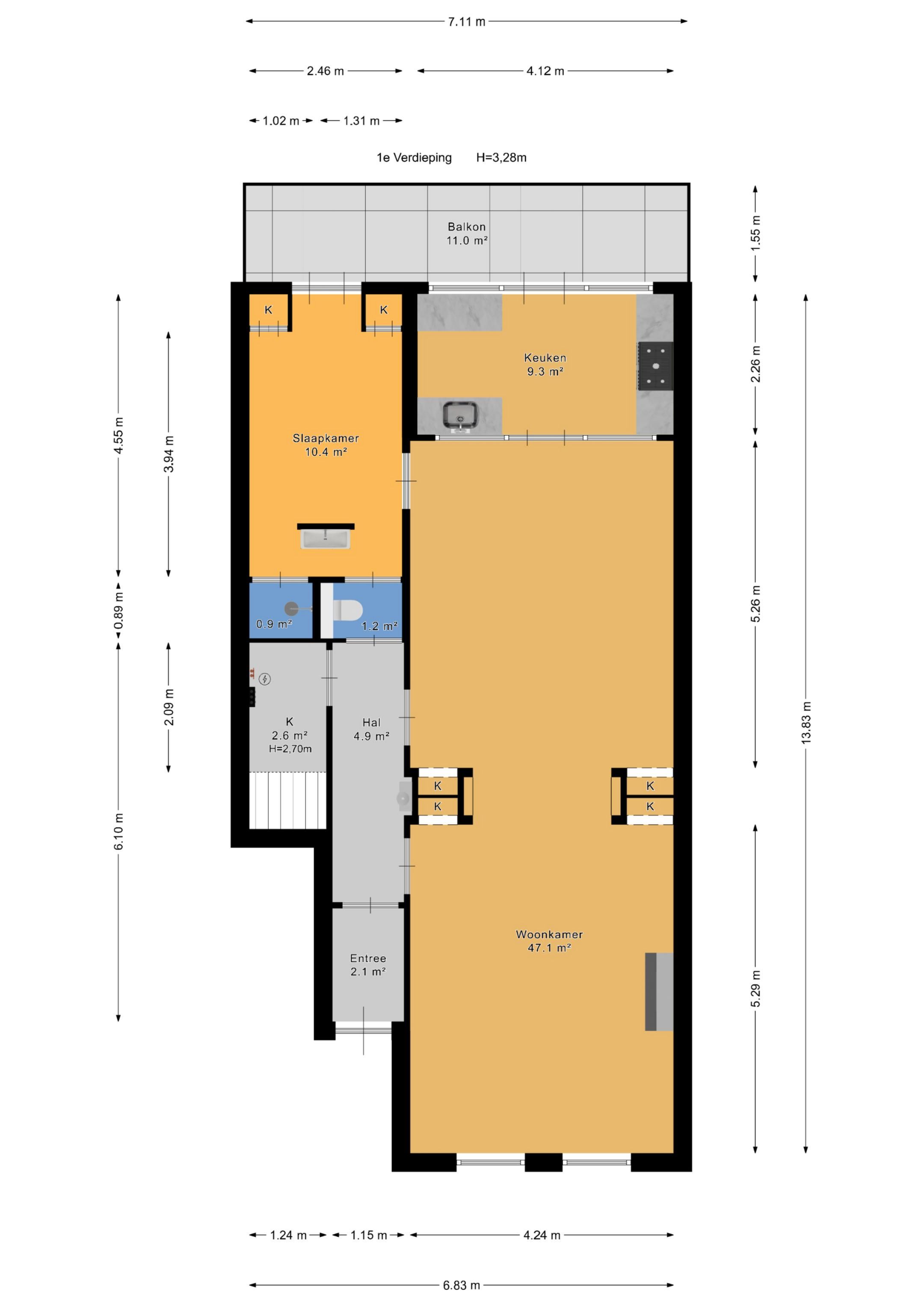 Exceptional 5-story townhouse in prestigious Duinoord with rental income potential — 114