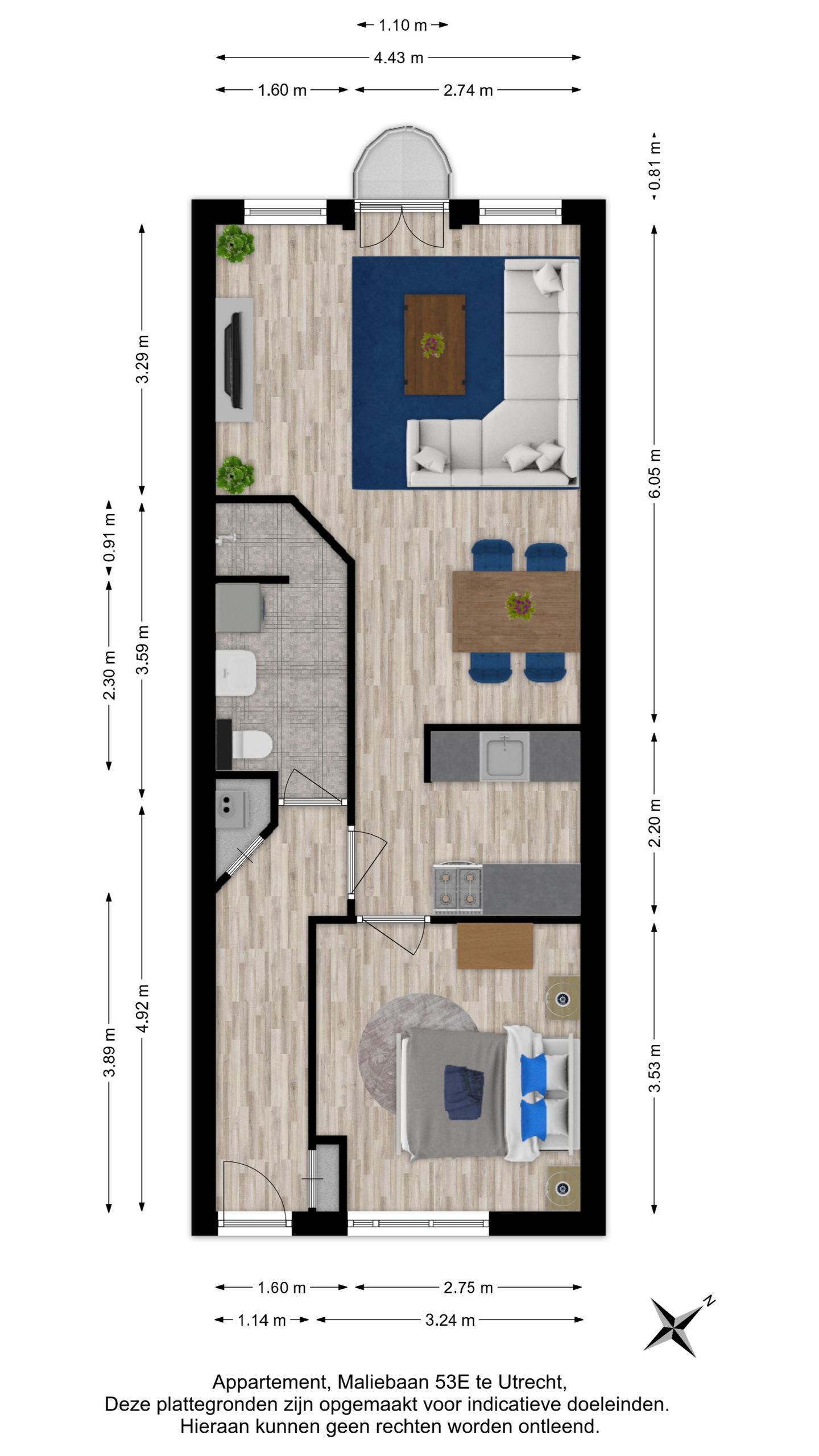 Modern Apartment on Utrecht's Iconic Maliebaan with Balcony View — 70