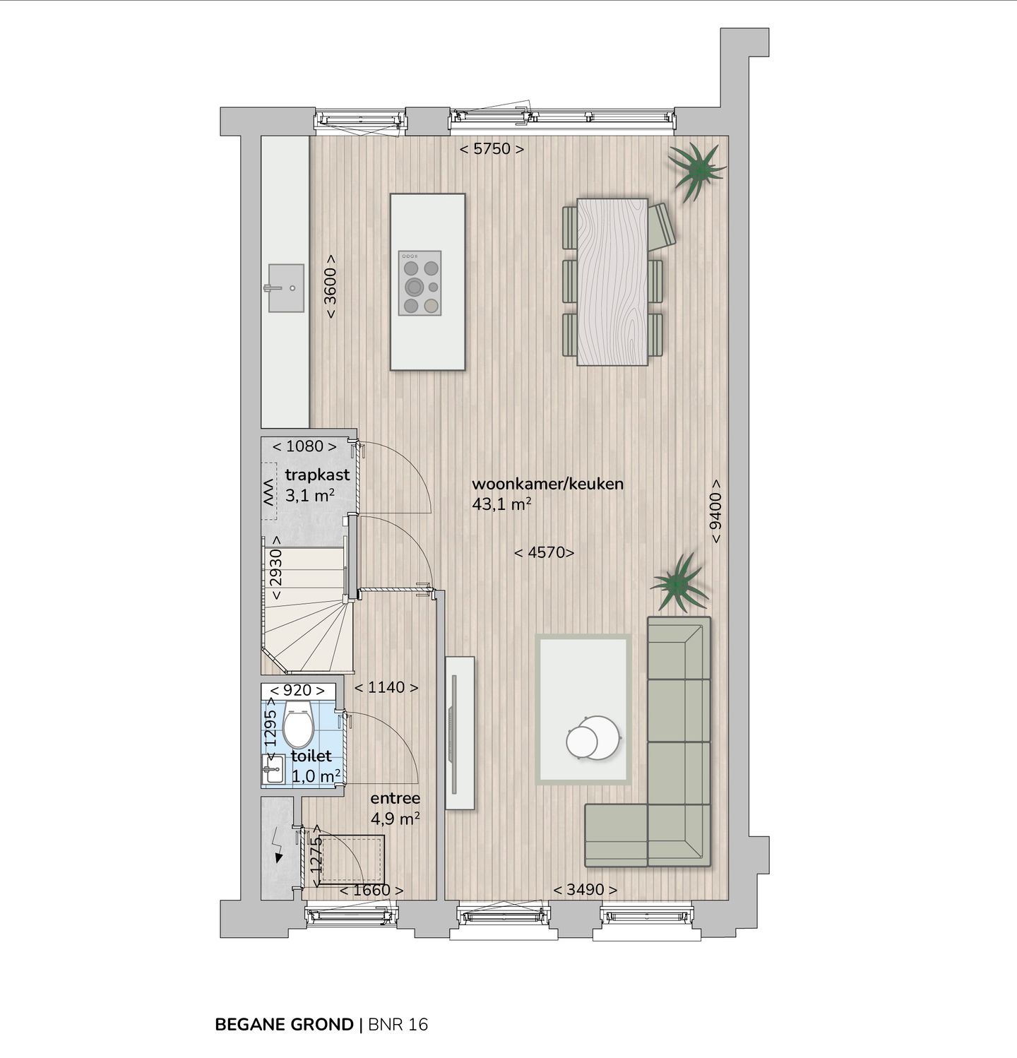 Foto 5 van Singelwoning (Bouwnr. 16)