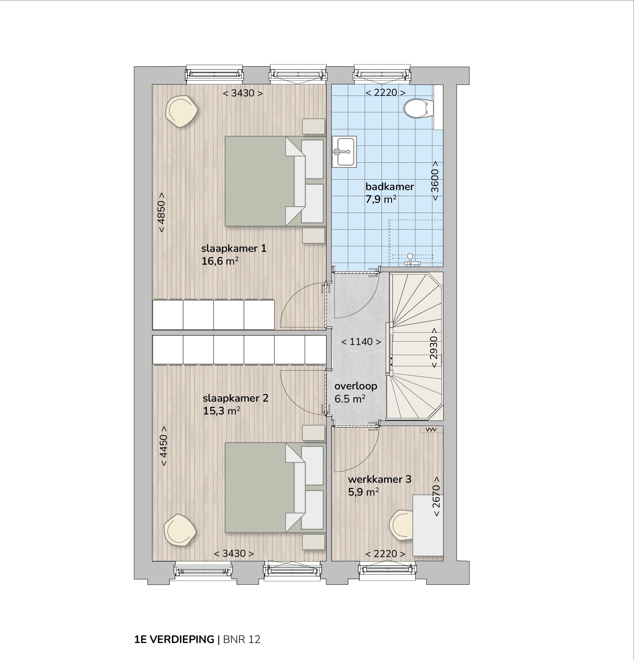 Foto 6 van Singelwoning (Bouwnr. 12)