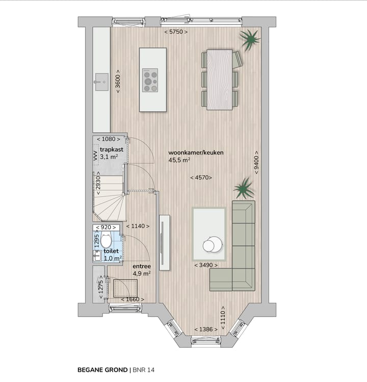 Foto 5 van Singelwoning (Bouwnr. 14)
