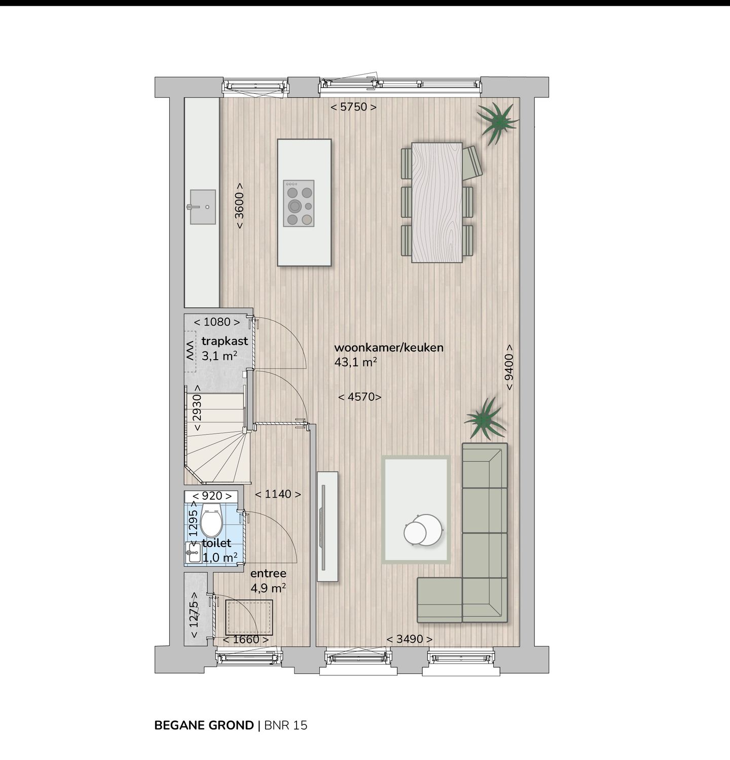 Foto 5 van Singelwoning (Bouwnr. 15)
