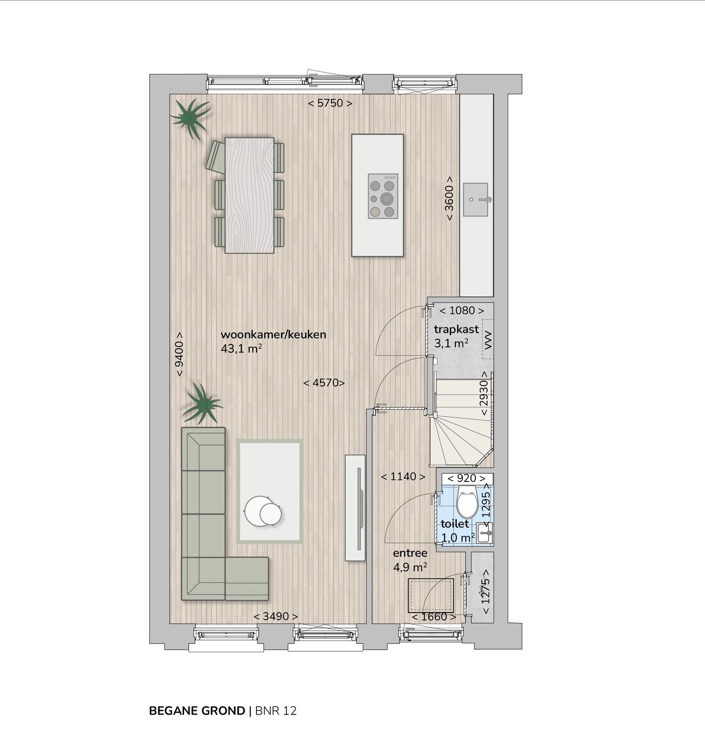 Foto 5 van Singelwoning (Bouwnr. 12)