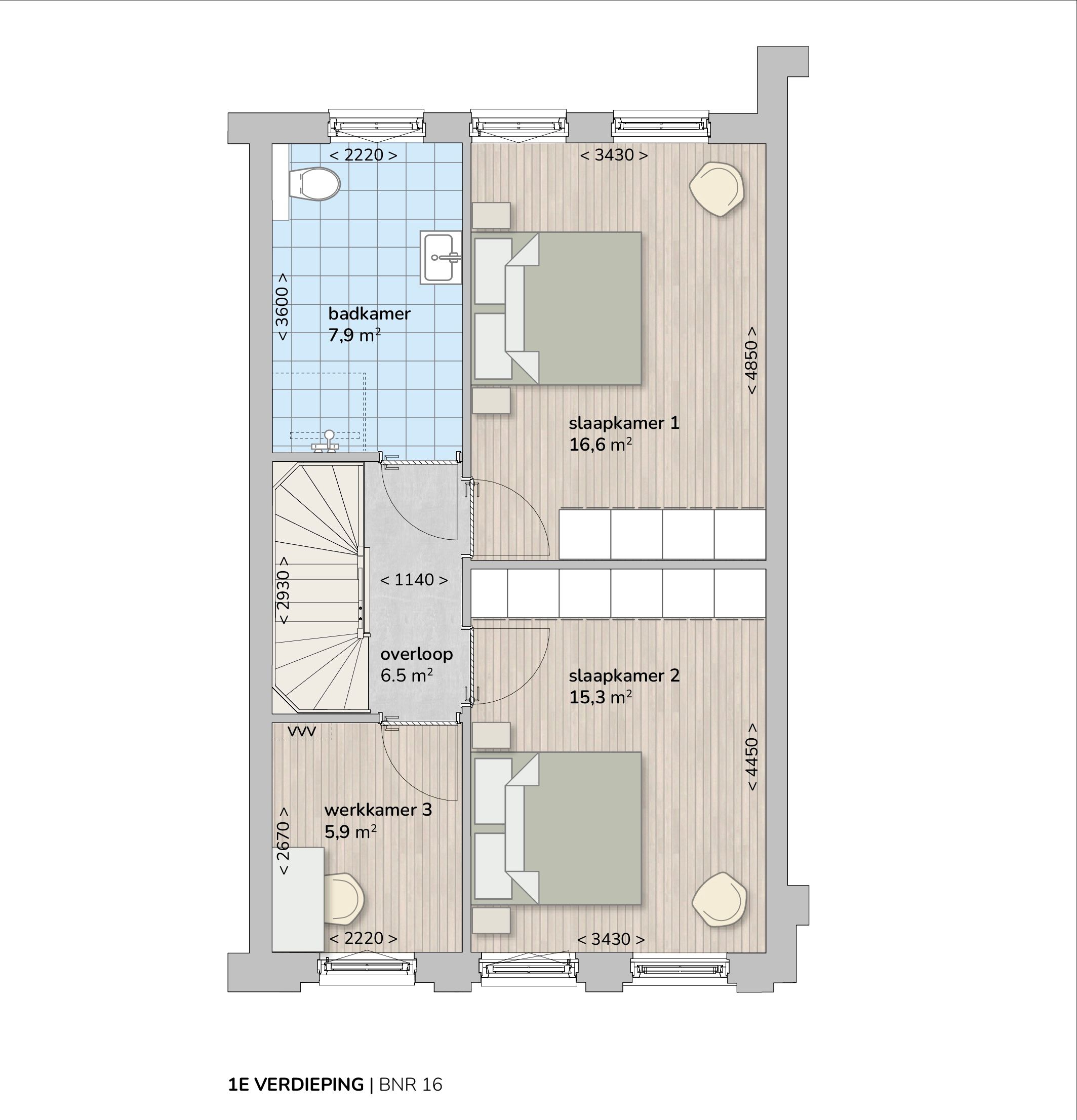 Foto 6 van Singelwoning (Bouwnr. 16)