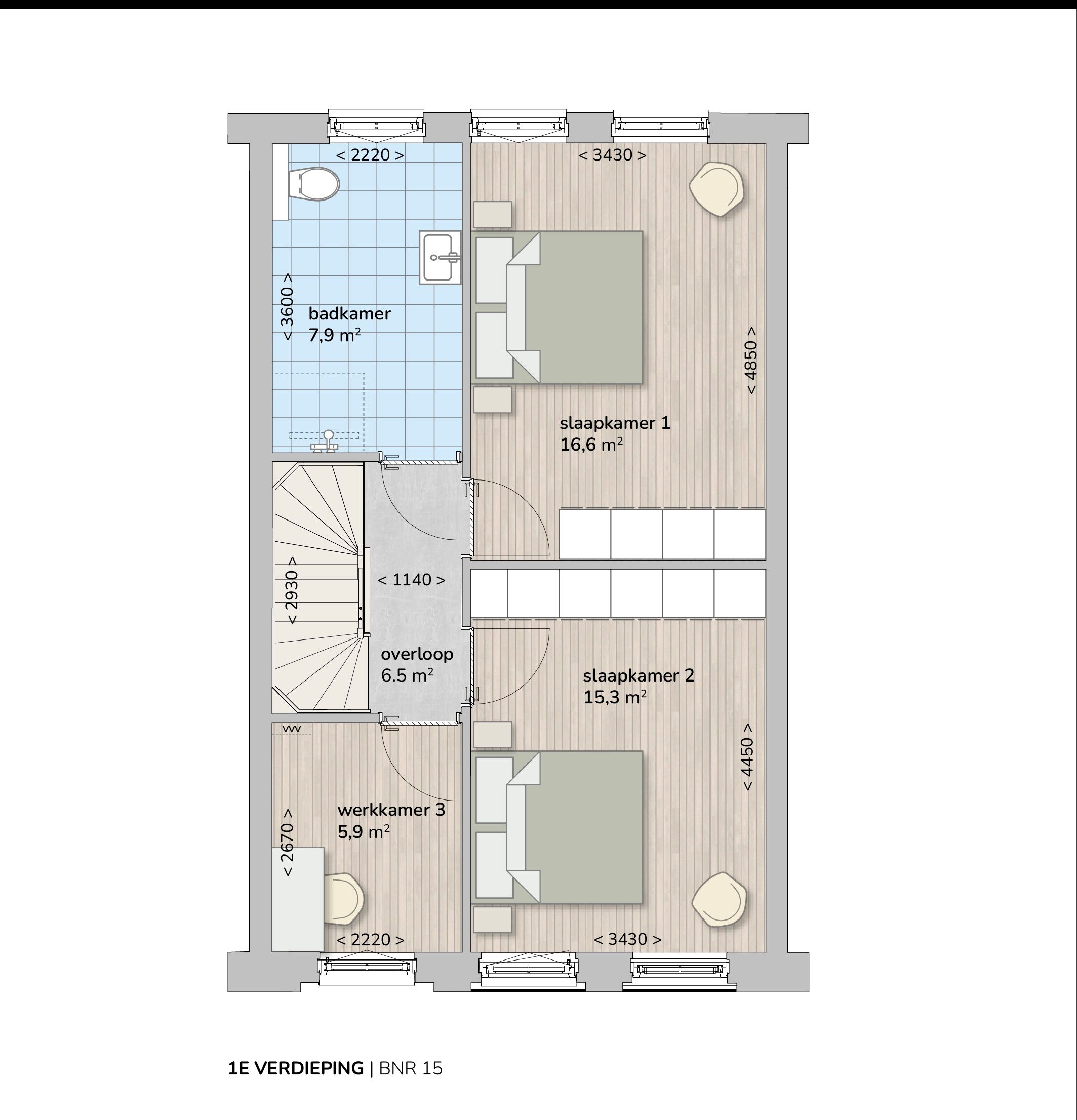 Foto 6 van Singelwoning (Bouwnr. 15)