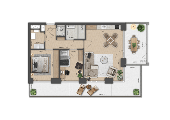 Foto 3 van Appartement (Bouwnr. 18)