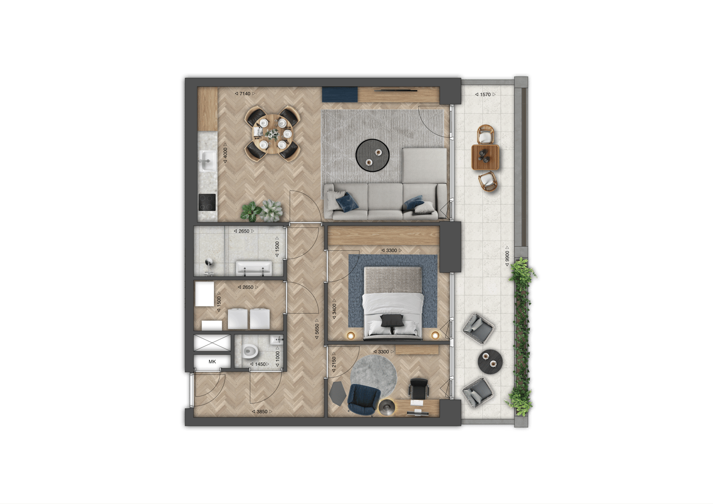 Photo 5 of Appartement (Bouwnr. 4)