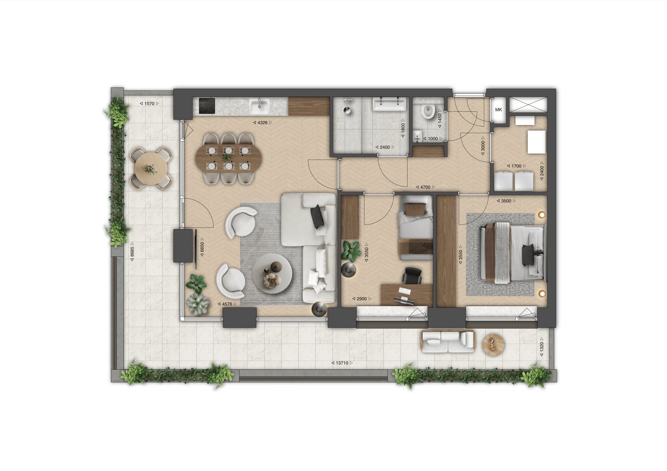 Foto 3 van Appartement (Bouwnr. 11)
