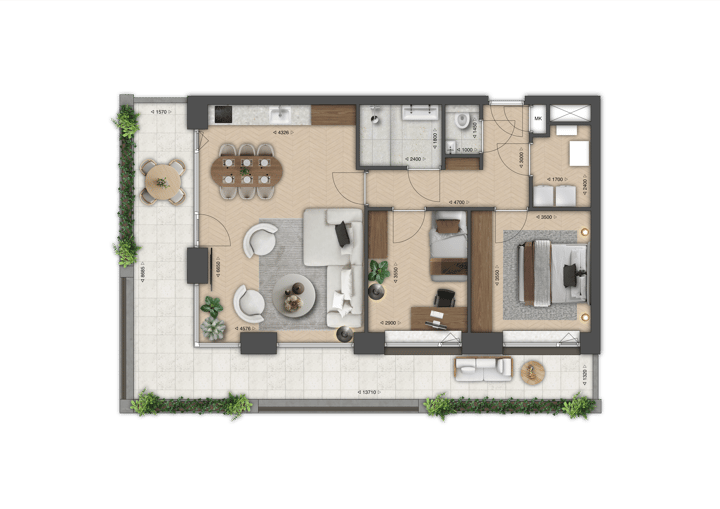Foto 3 van Appartement (Bouwnr. 11)