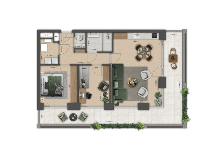 Foto 5 van Appartement (Bouwnr. 6)